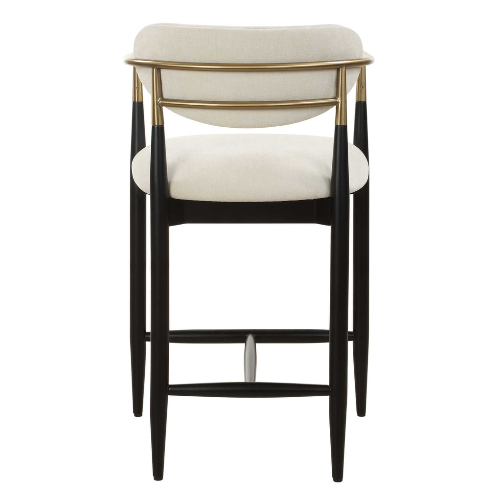 Moxie White Counter Stool