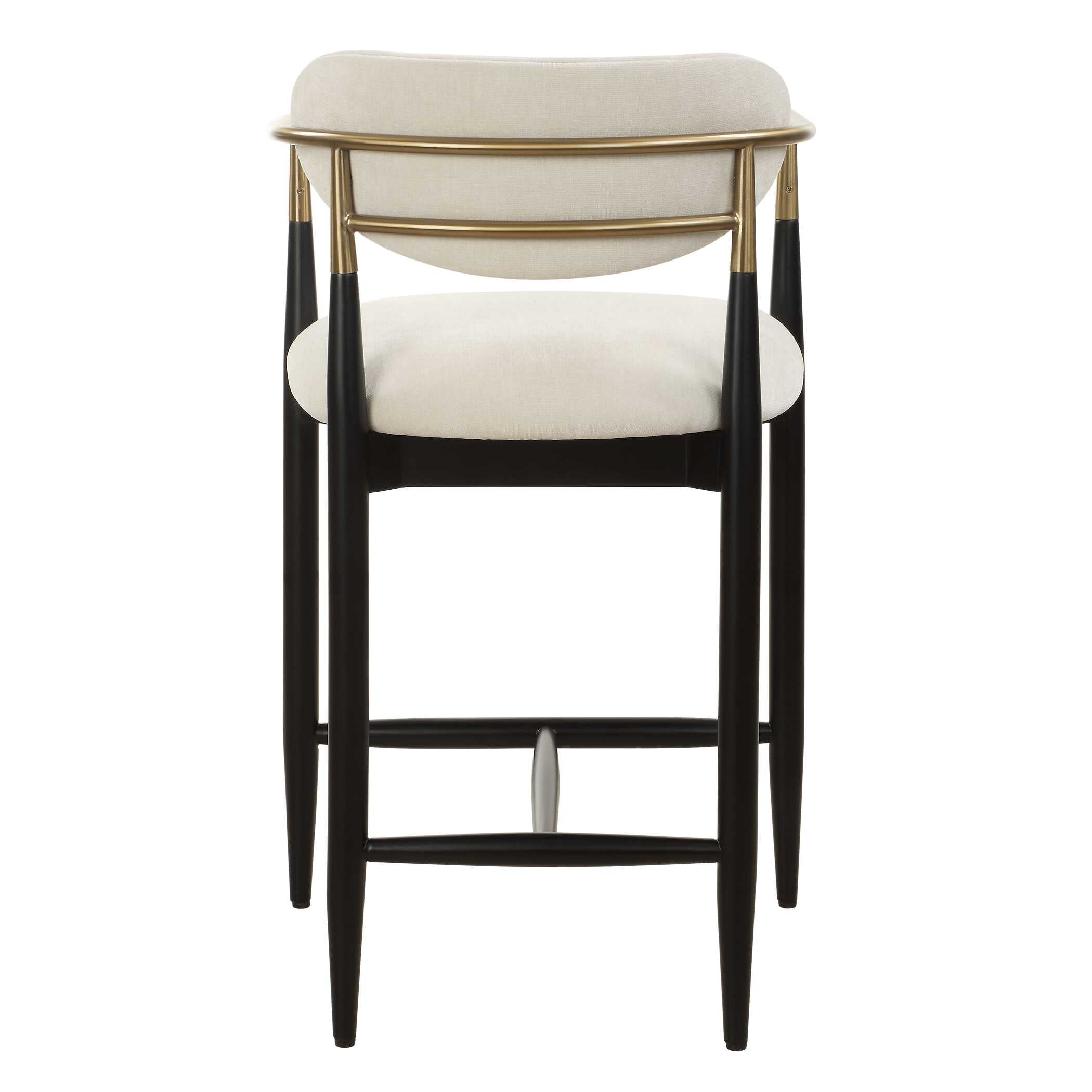 Moxie White Counter Stool