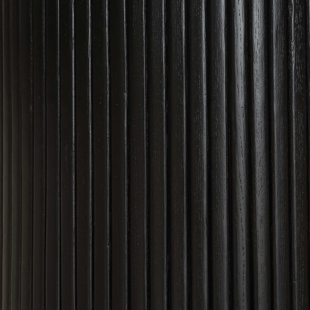 Hersch Round Black Dining Table