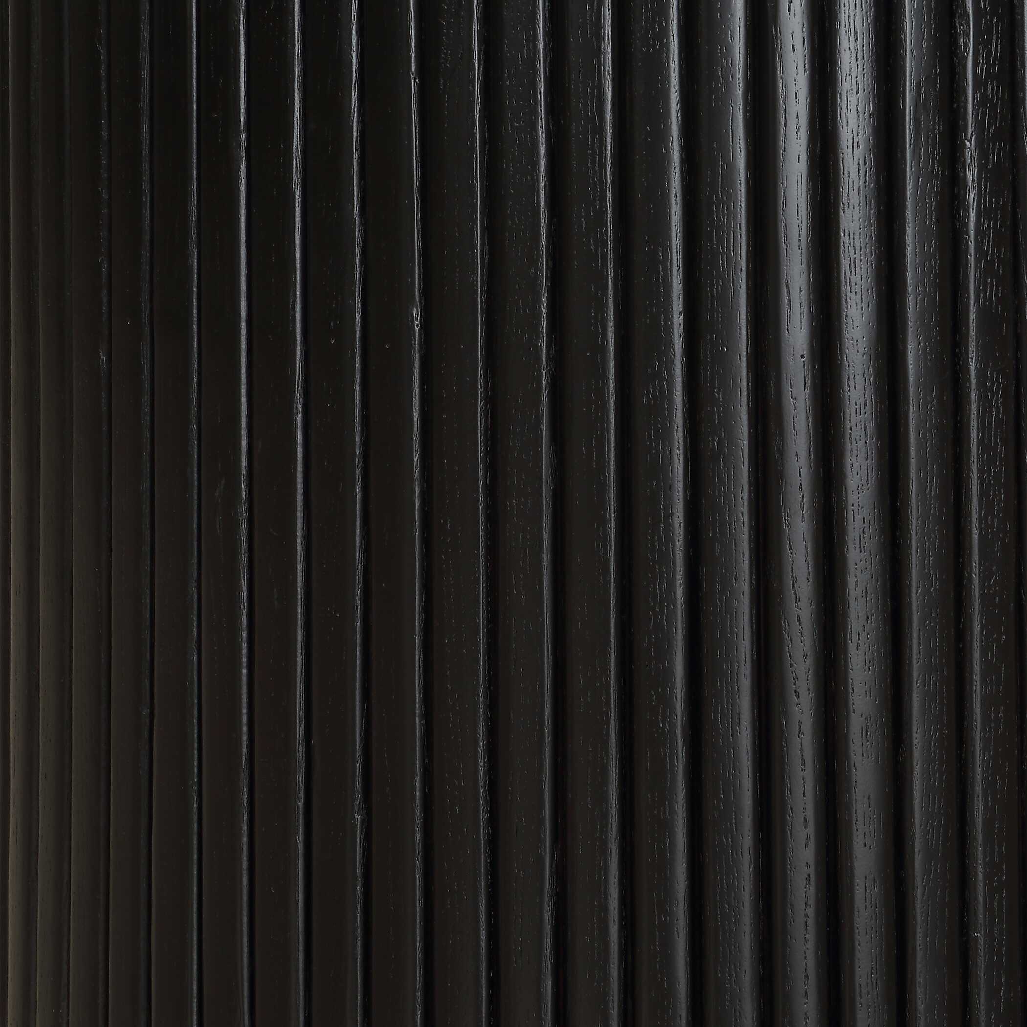 Hersch Round Black Dining Table