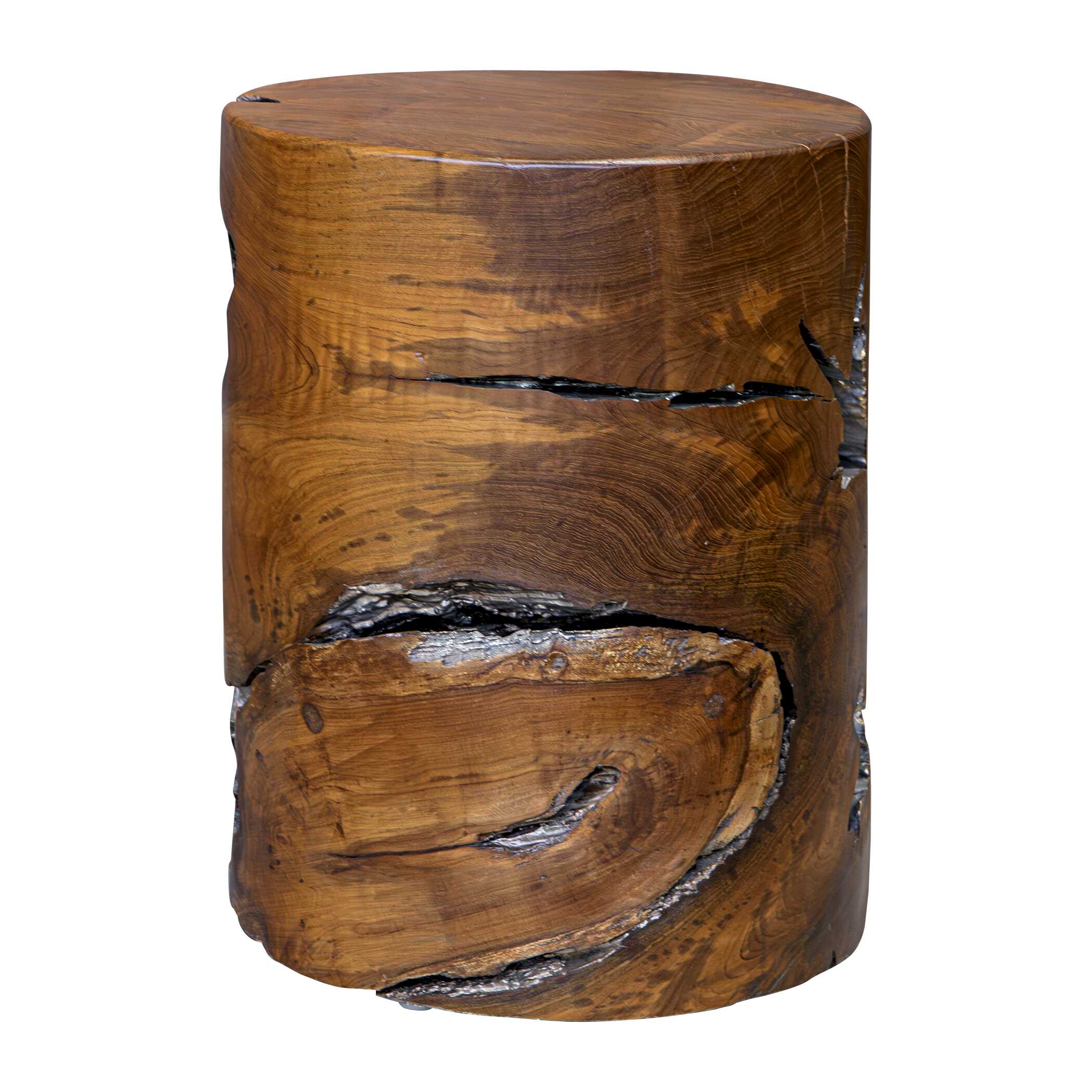 Rafe Wooden Accent Stool