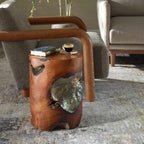 Rafe Wooden Accent Stool