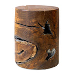 Rafe Wooden Accent Stool