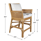 Pacific Rattan Counter Stool