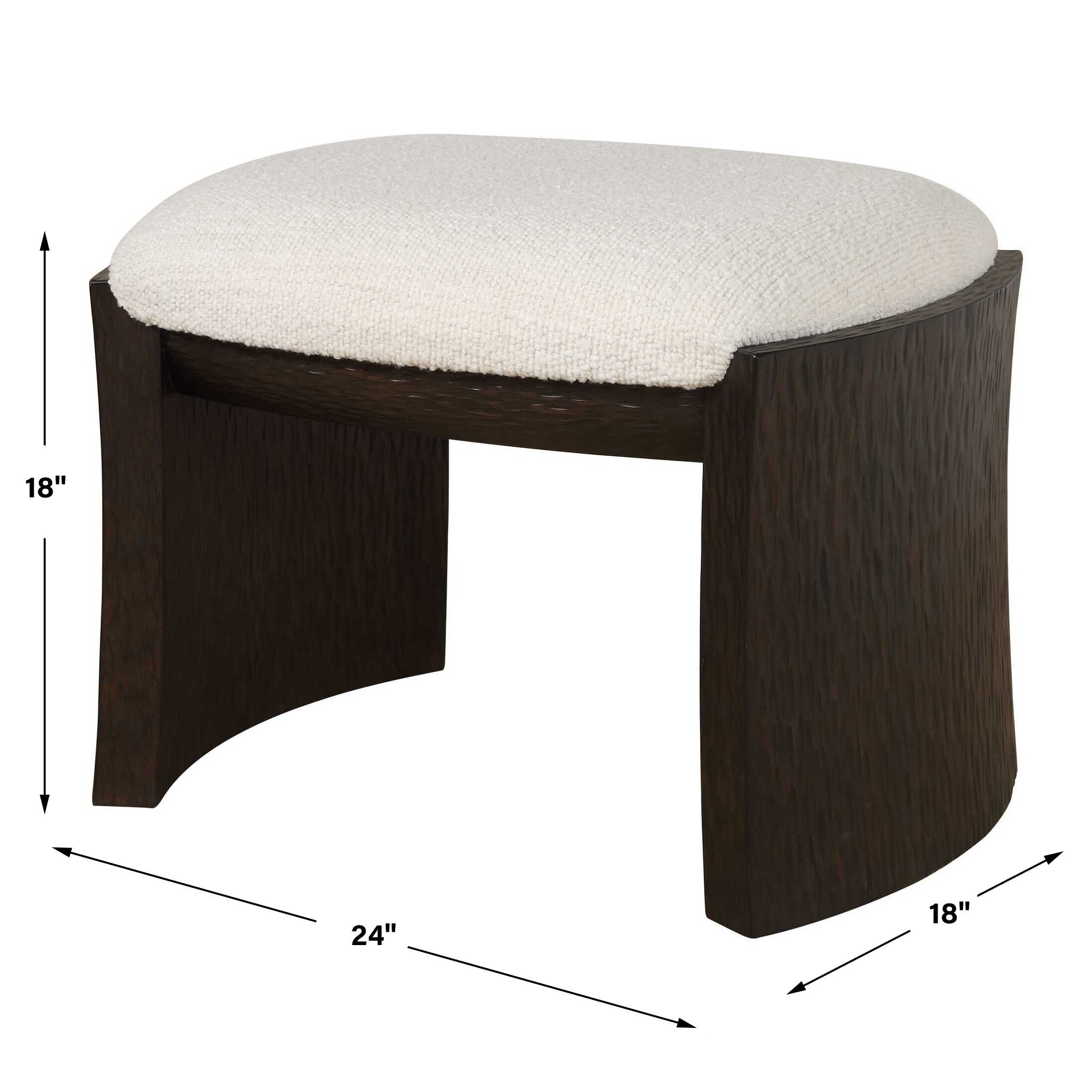 Port Walnut Small Bench