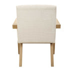 Blakely White Dining Arm Chair