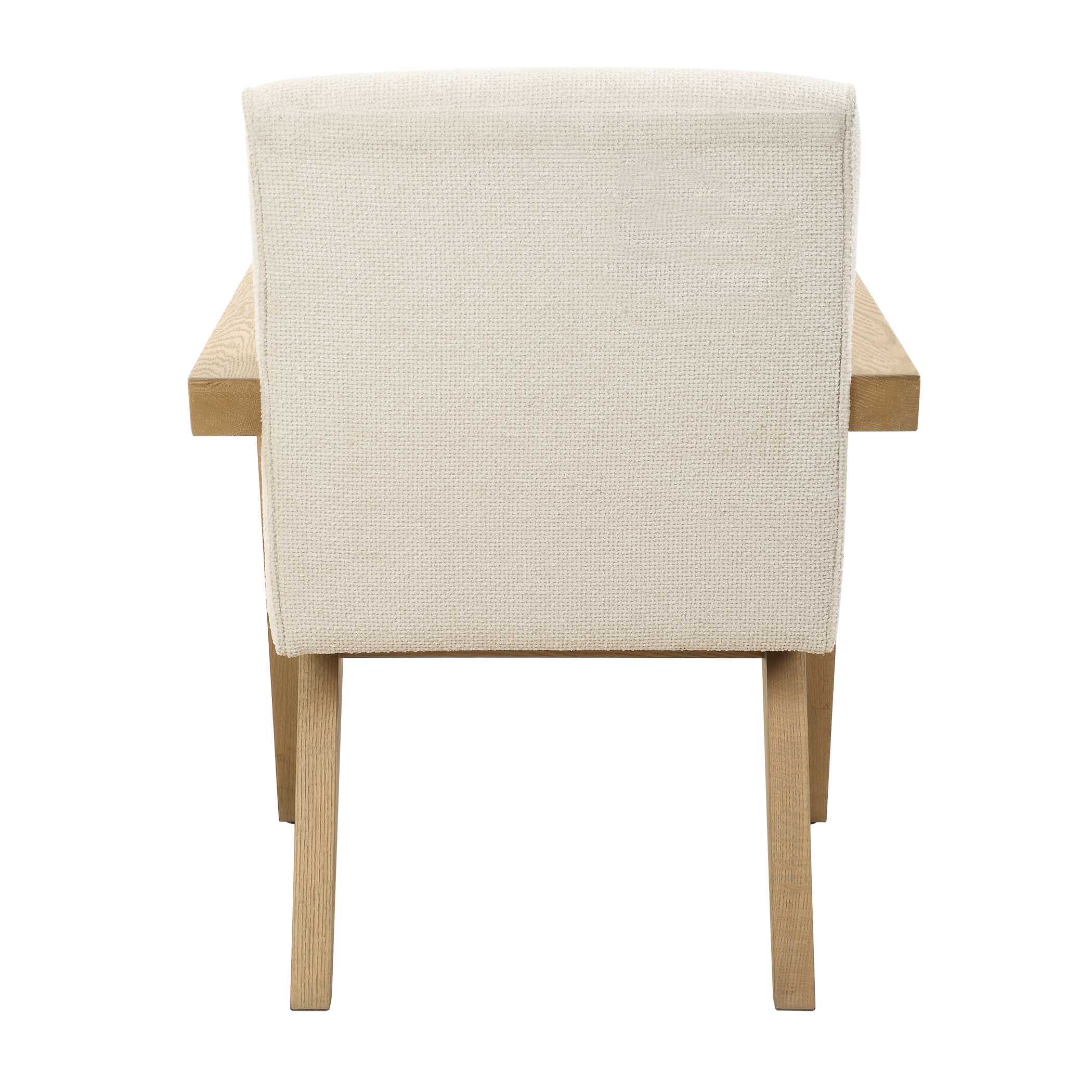 Blakely White Dining Arm Chair