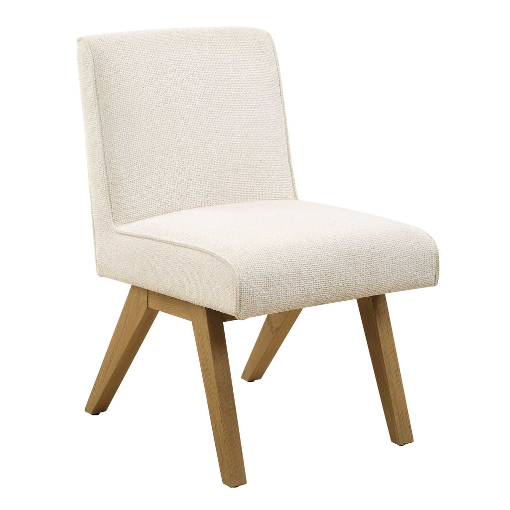 Blakely White Armless Dining Chair