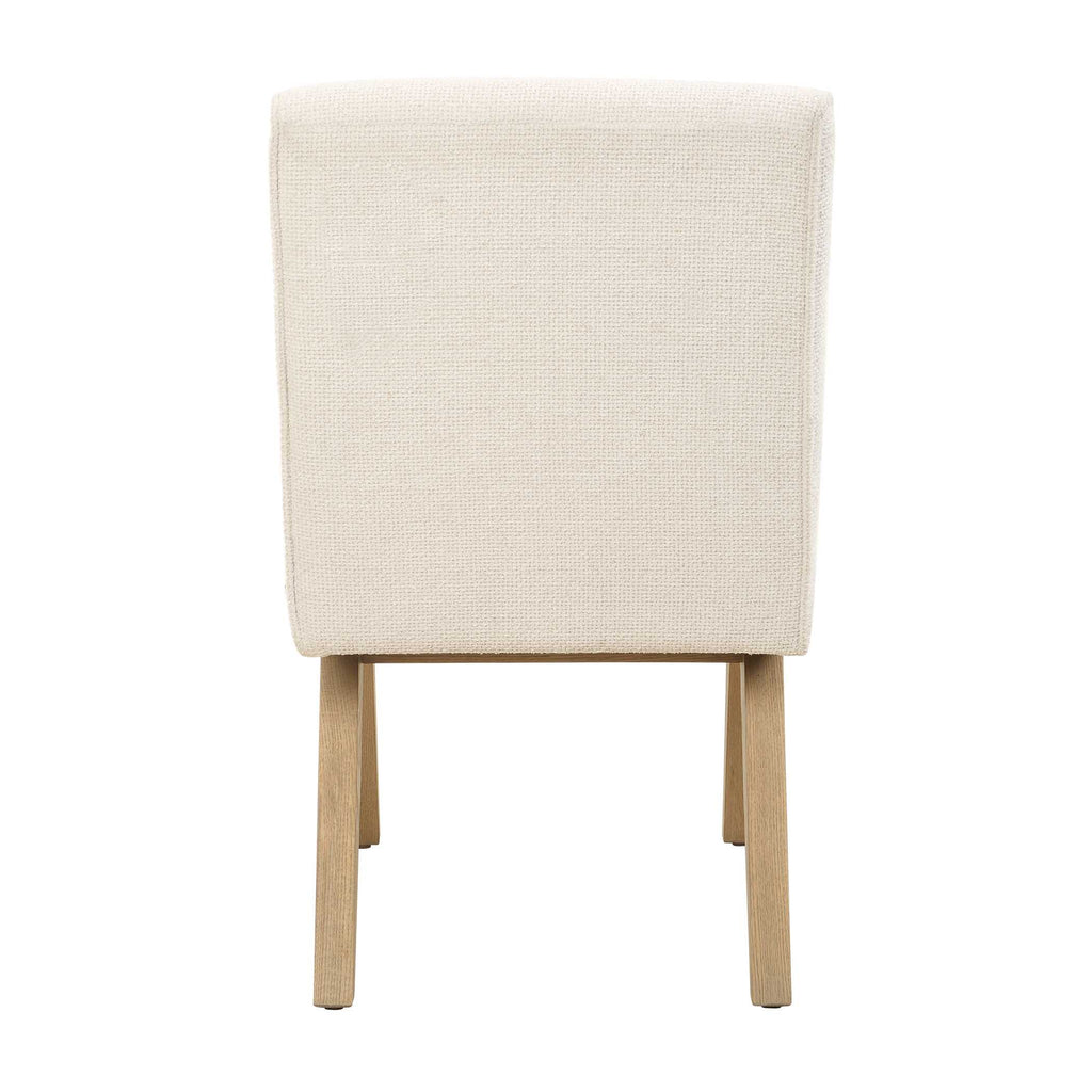 Blakely White Armless Dining Chair