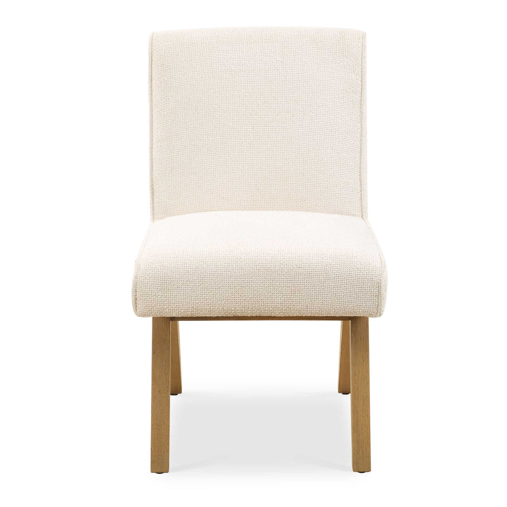 Blakely White Armless Dining Chair