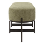 Merino Moss Fabric Bench