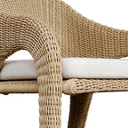 Kavali Outdoor Wicker Counter Stool