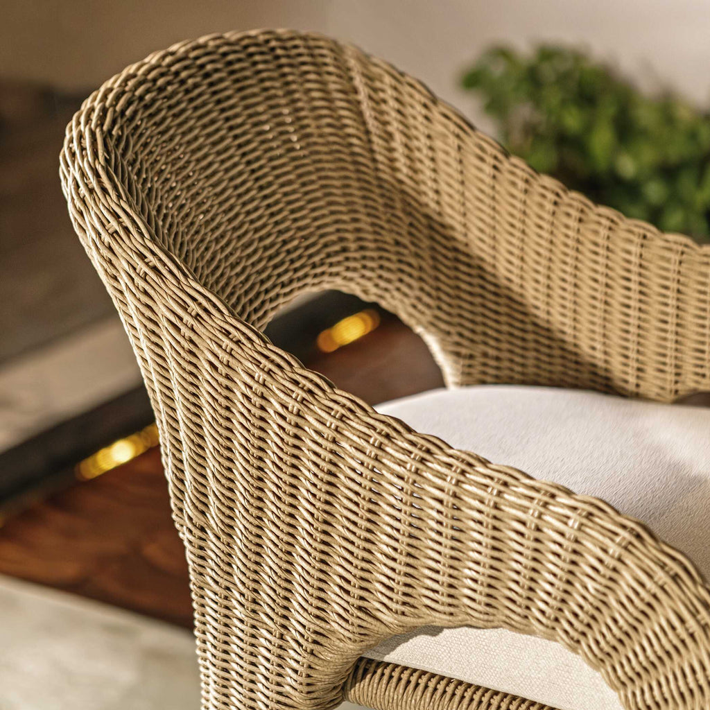 Kavali Outdoor Wicker Counter Stool