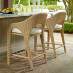Kavali Outdoor Wicker Counter Stool
