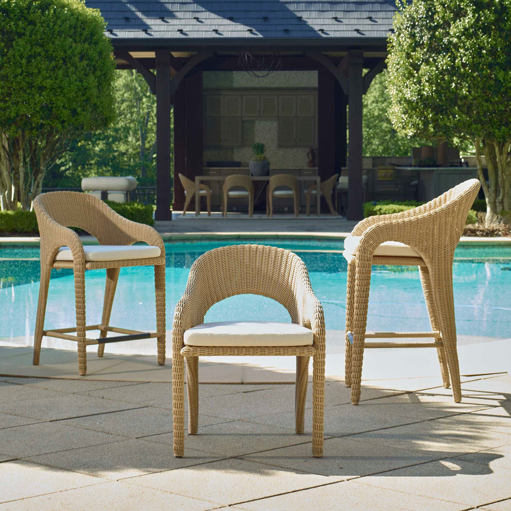Kavali Outdoor Wicker Dining Armchair