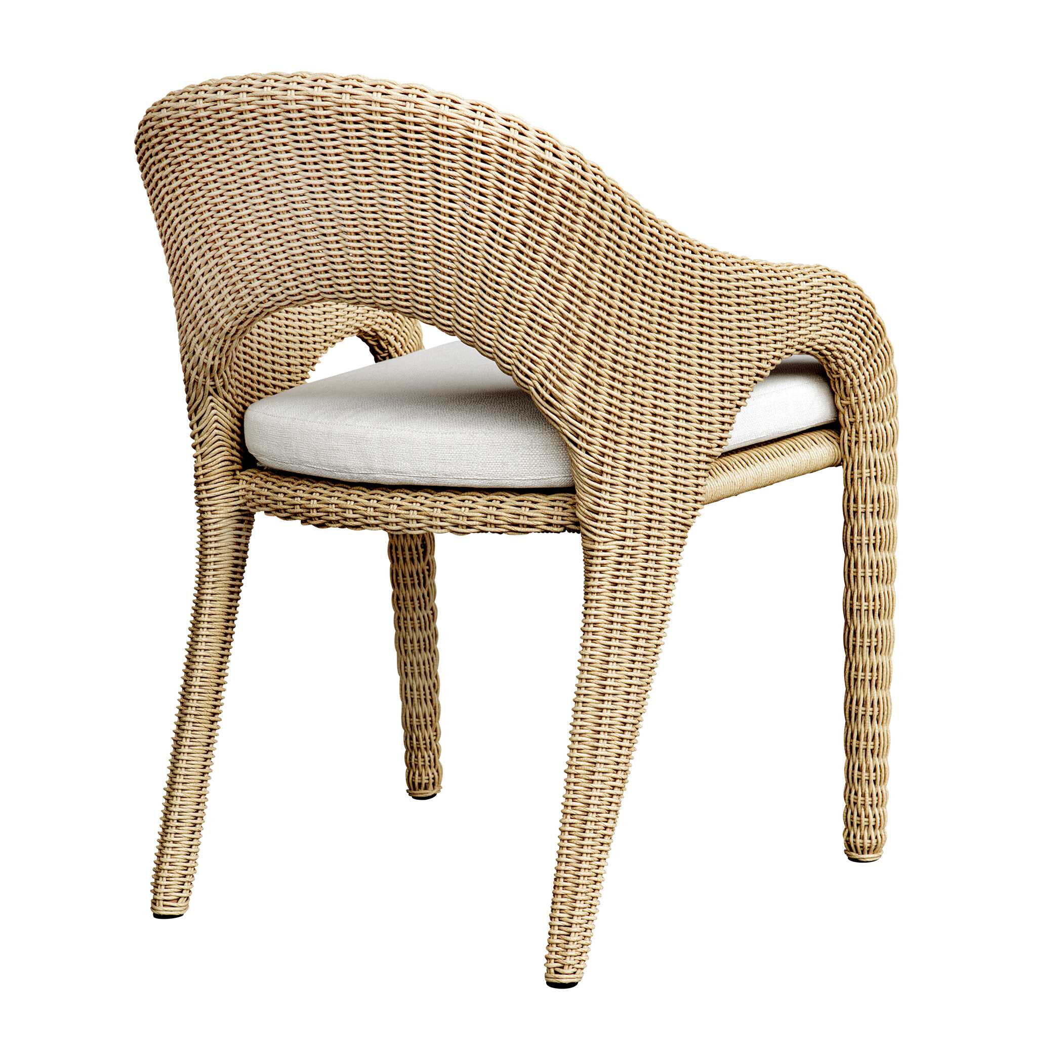 Kavali Outdoor Wicker Dining Armchair