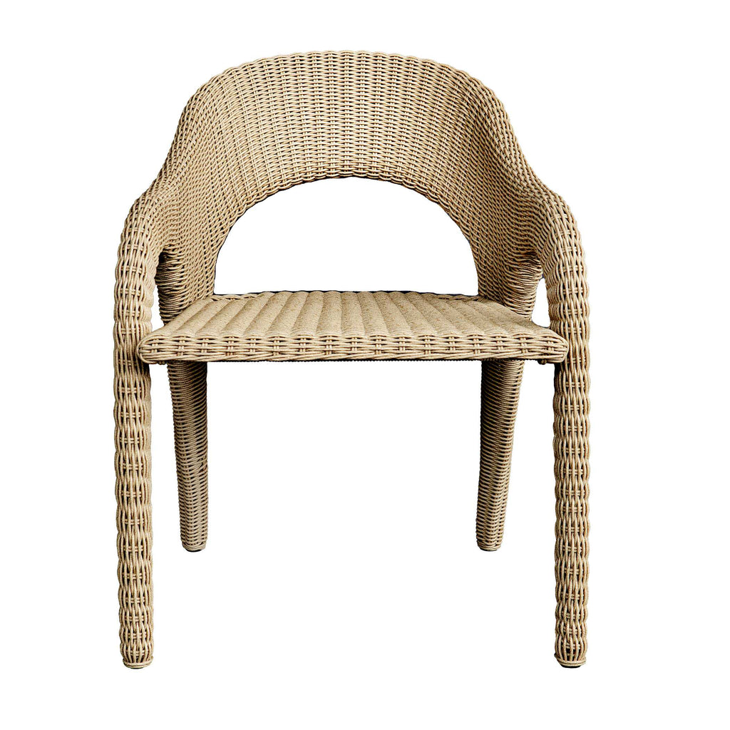 Kavali Outdoor Wicker Dining Armchair