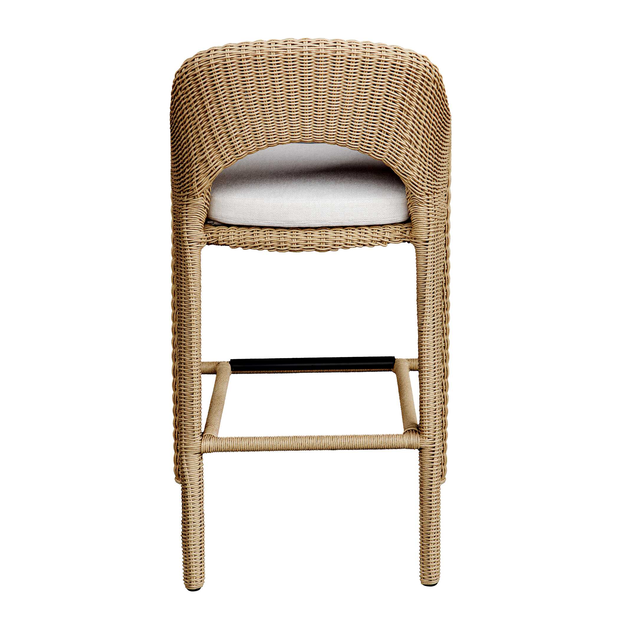 Kavali Outdoor Wicker Barstool