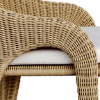 Kavali Outdoor Wicker Barstool