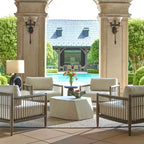 Borneo White Outdoor Lounge Chair