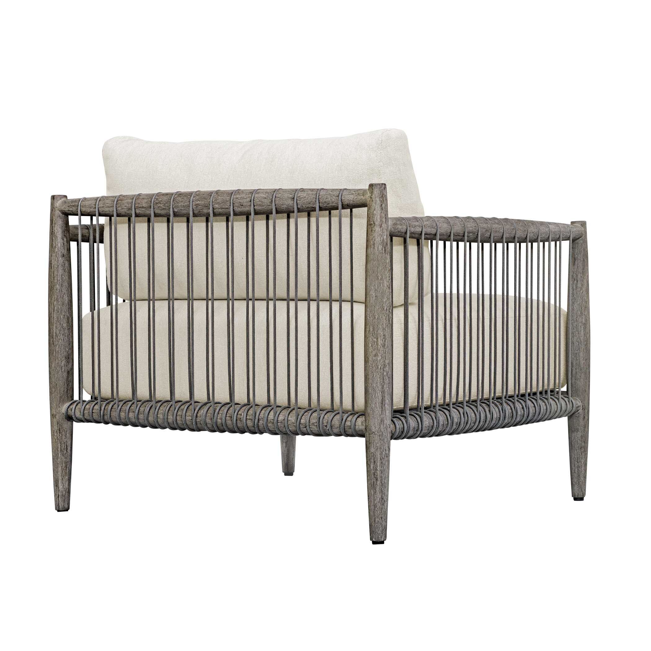 Borneo White Outdoor Lounge Chair