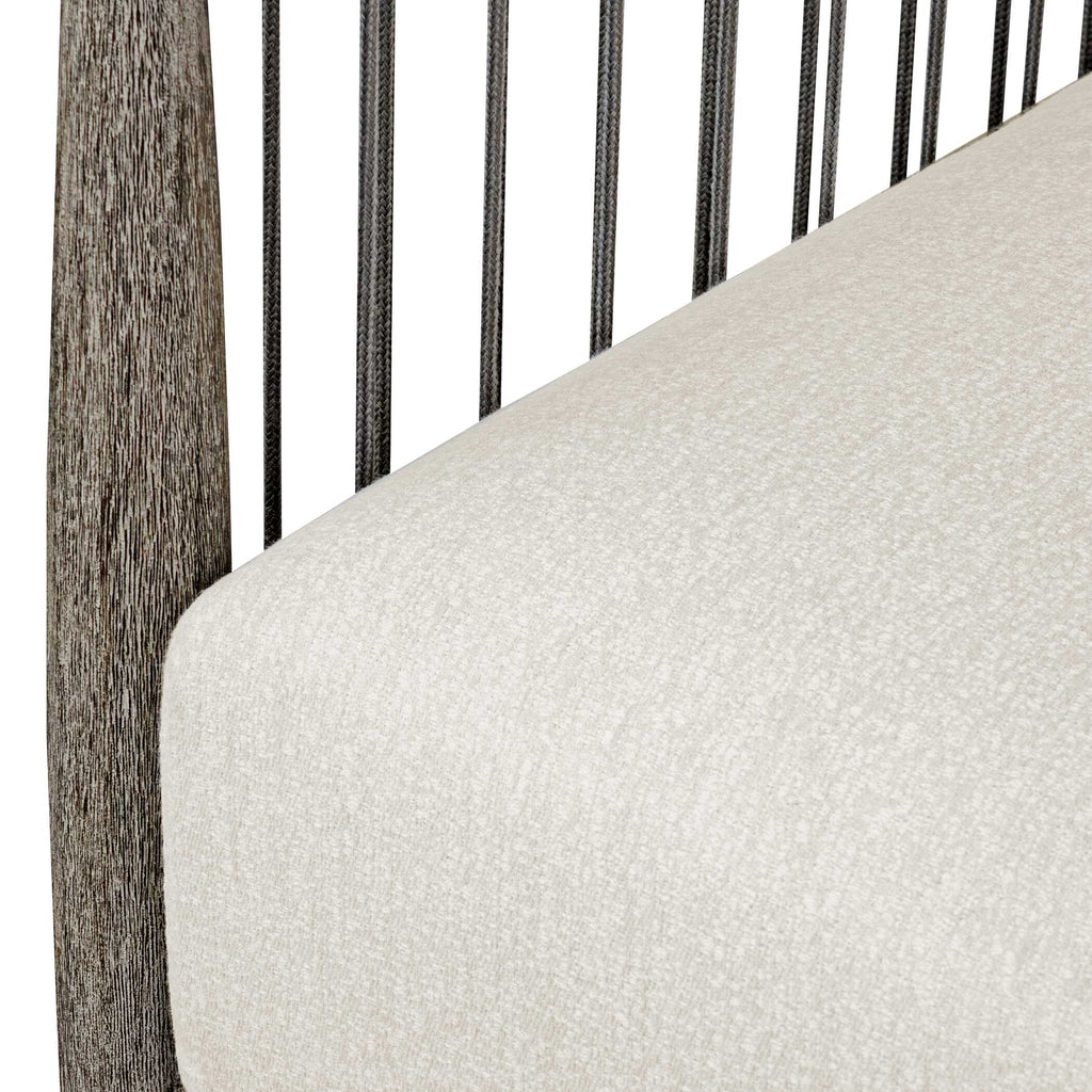 Borneo White Outdoor Lounge Chair