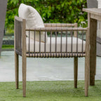 Borneo White Outdoor Dining Chair