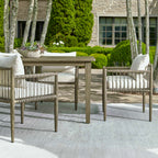 Borneo White Outdoor Dining Chair