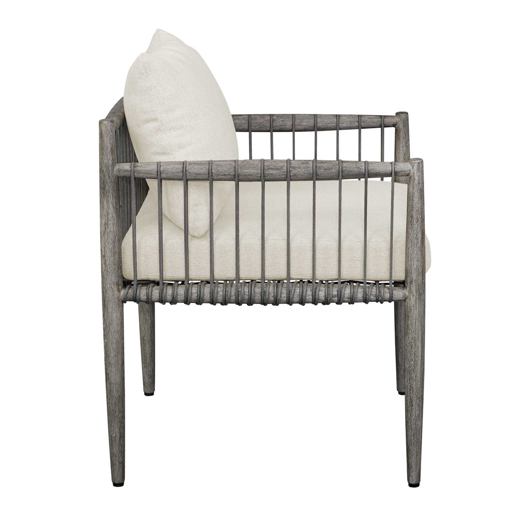 Borneo White Outdoor Dining Chair