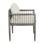 Borneo White Outdoor Dining Chair