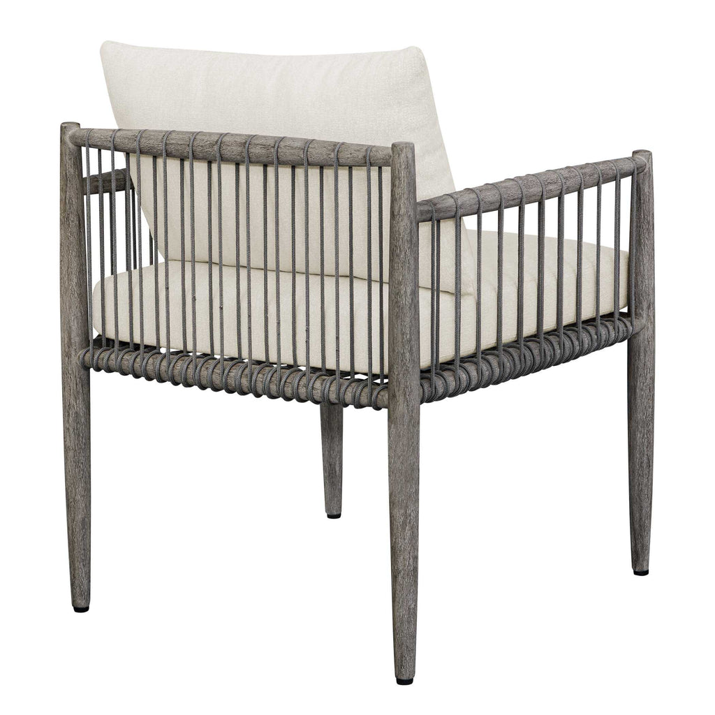 Borneo White Outdoor Dining Chair