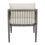 Borneo White Outdoor Dining Chair