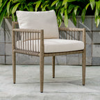 Borneo White Outdoor Dining Chair