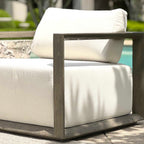Remsen Outdoor Gray Lounge Chair