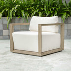 Remsen Outdoor Gray Lounge Chair