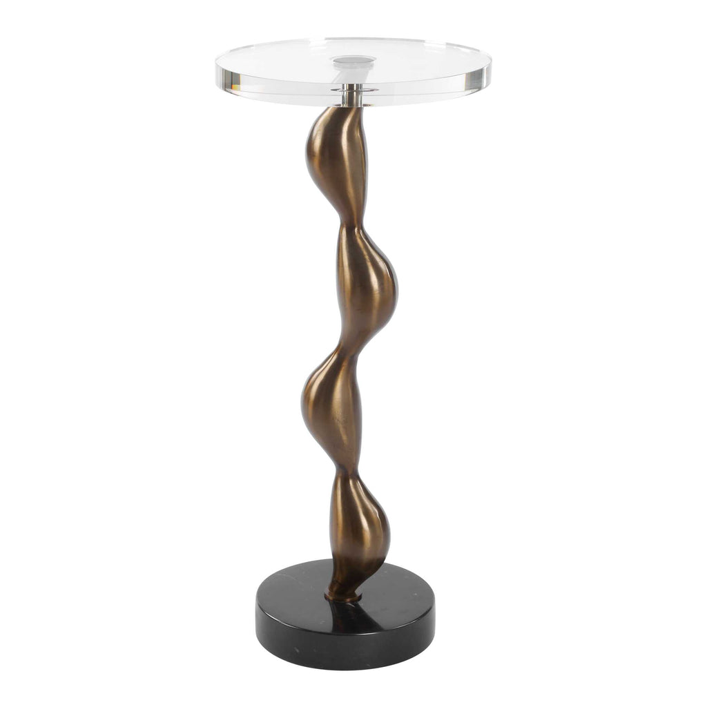 Remolino Bronze Drink Table