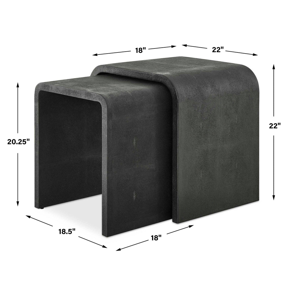 Interpose Nesting Side Table Set/2