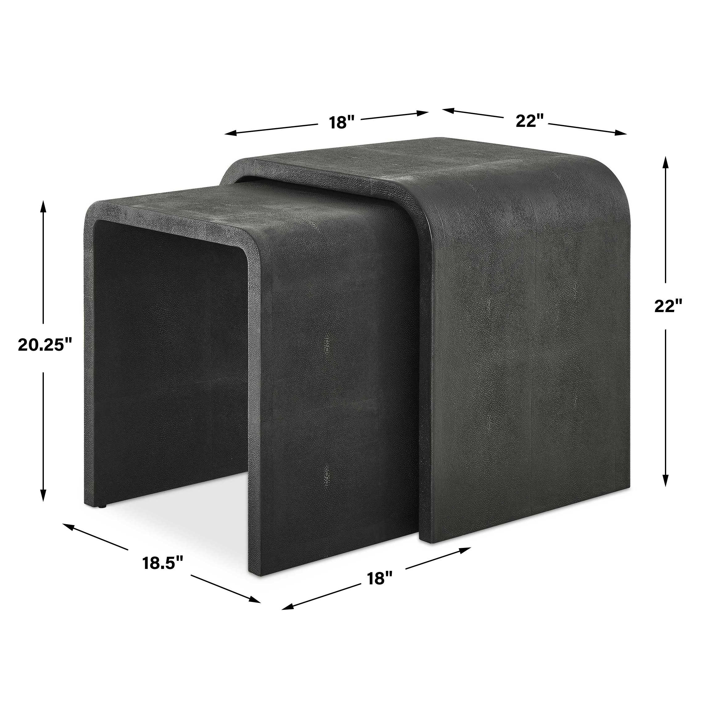 Interpose Nesting Side Table Set/2