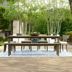 Forsyth Dark Gray Outdoor Dining Table