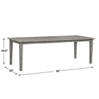 Forsyth Dark Gray Outdoor Dining Table