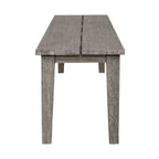 Forsyth Dark Gray Outdoor Bench