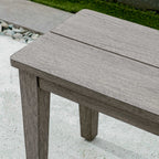 Forsyth Dark Gray Outdoor Bench