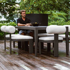 Polanco Outdoor Aluminum Dining Table
