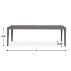 Polanco Outdoor Aluminum Dining Table
