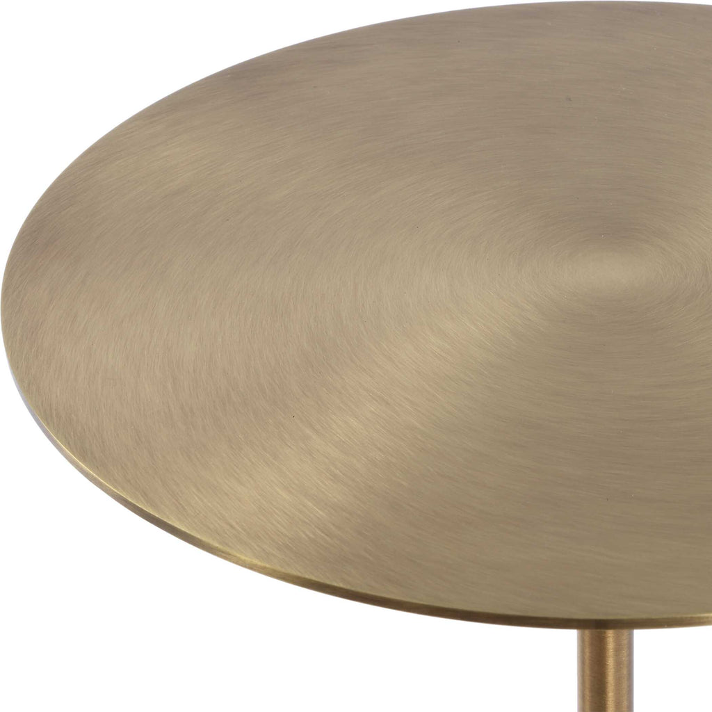 Verlin Brass Drink Table