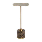 Verlin Brass Drink Table