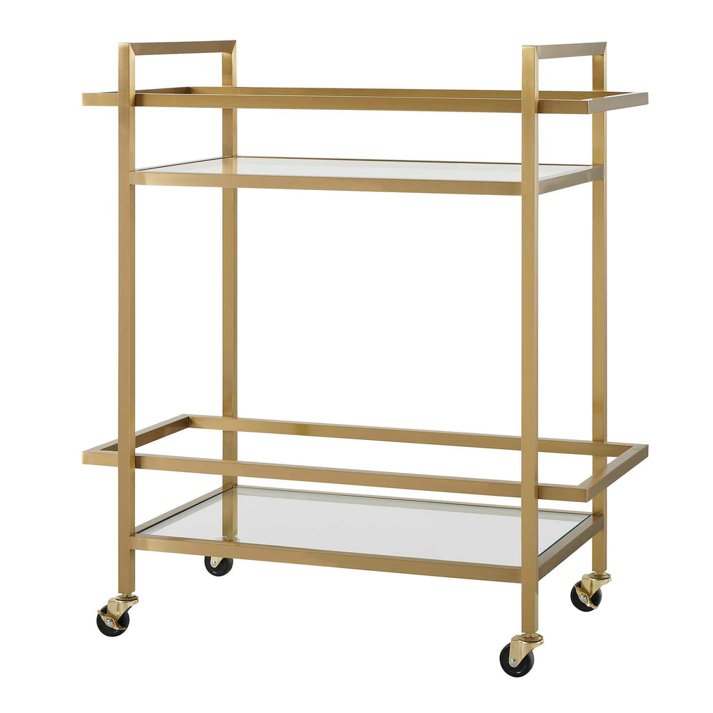 Erena Brass Bar Cart