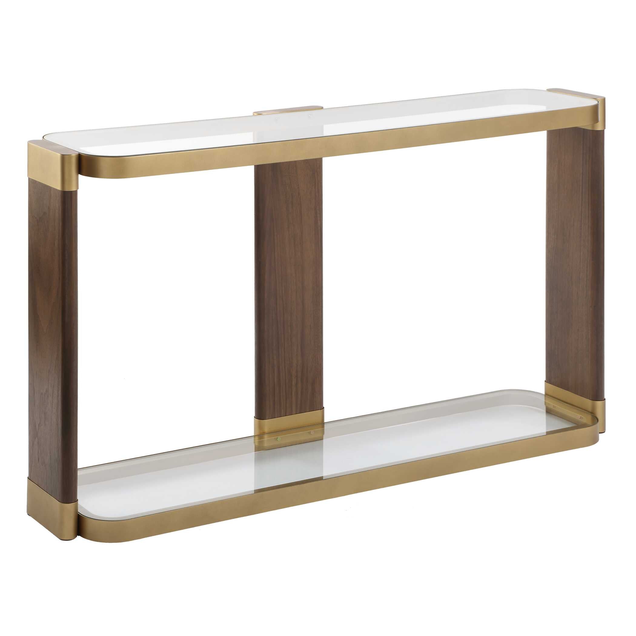 Ryles Glass Console Table