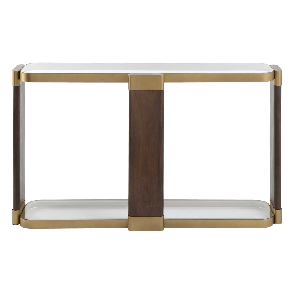 Ryles Glass Console Table