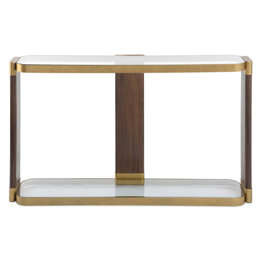 Ryles Glass Console Table